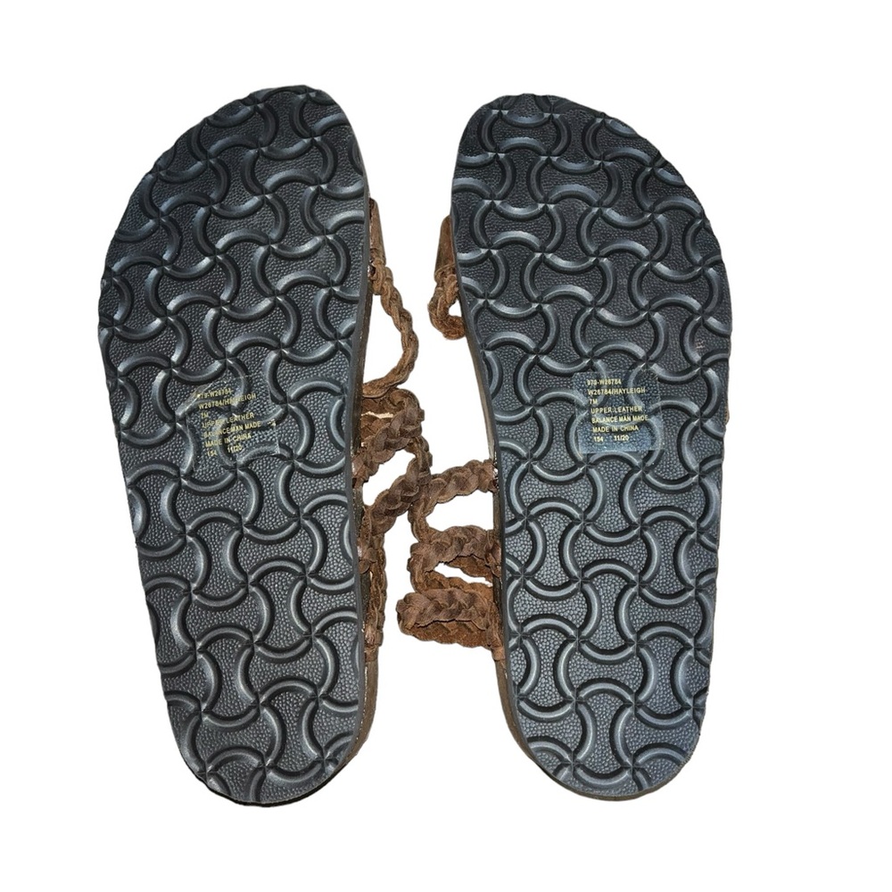 🤎White Mountain Footbed Summer Sandals 🤎 Size 7M - Picture 5 of 6